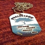 Thick Gloss White Aluminum Dog Tag - JT Photo Service