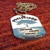 Thick Gloss White Aluminum Dog Tag - JT Photo Service