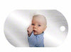 Gloss Silver Aluminum Dog Tag - JT Photo Service