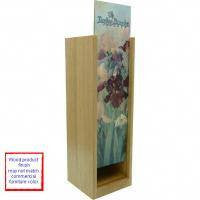 Maple Designer Wine Box w/Sliding Lid