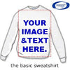 Men's Basic Sweatshirt (White Only) - JT Photo Service