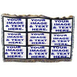 Throw Blanket w/ Nine Image Panels