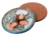 Corked Back Coasters - JT Photo Service