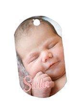 Gloss White Aluminum Dog Tag - JT Photo Service
