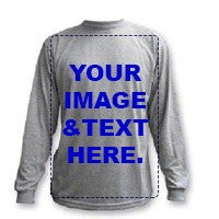 Youth Long Sleeve T-shirt (Ash Heather) - JT Photo Service